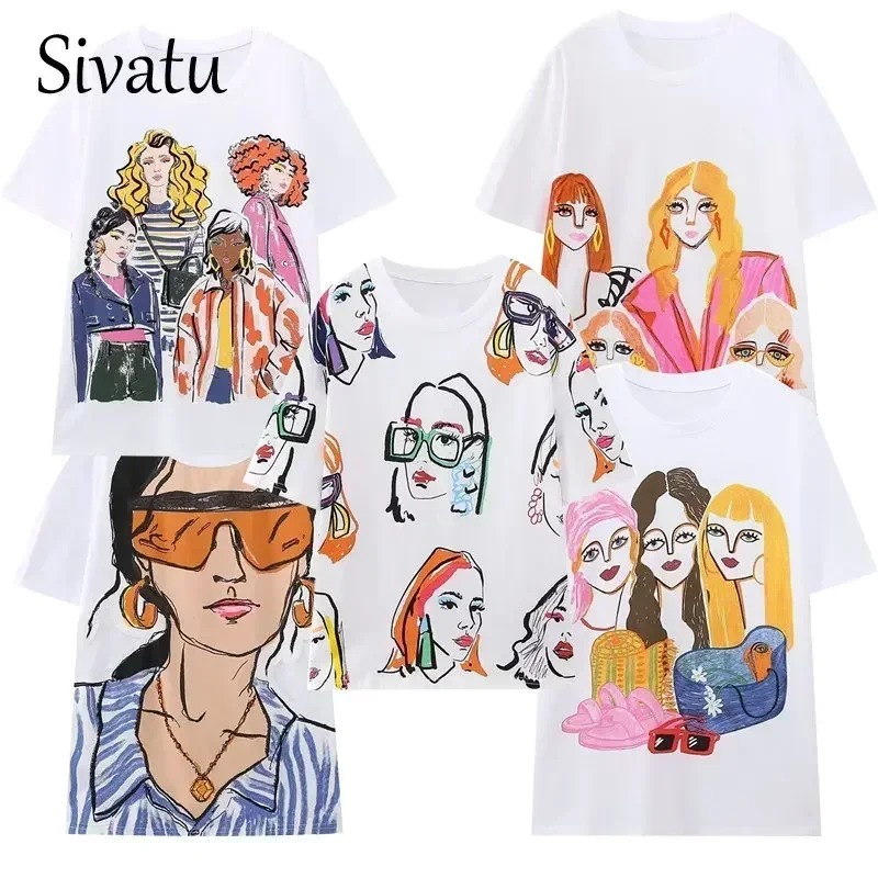 T-shirts pour femmes été 2025 Y2k Streetwear mode filles t-shirt à manches courtes col rond t-shirt pour femmes Harajuku hauts