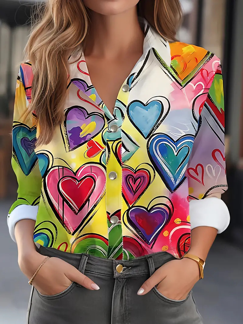 Chemise décontractée pour femme, ample, douce et confortable, à col boutonné, tendance, respirante, anti-UV, coupe ajustée, grandes tailles