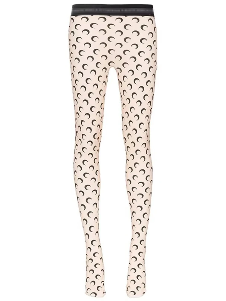 Combinaison élastique imprimée à la mode pour femmes, leggings d'été décontractés, sans couture, assiste, minces, taille haute, nouveau