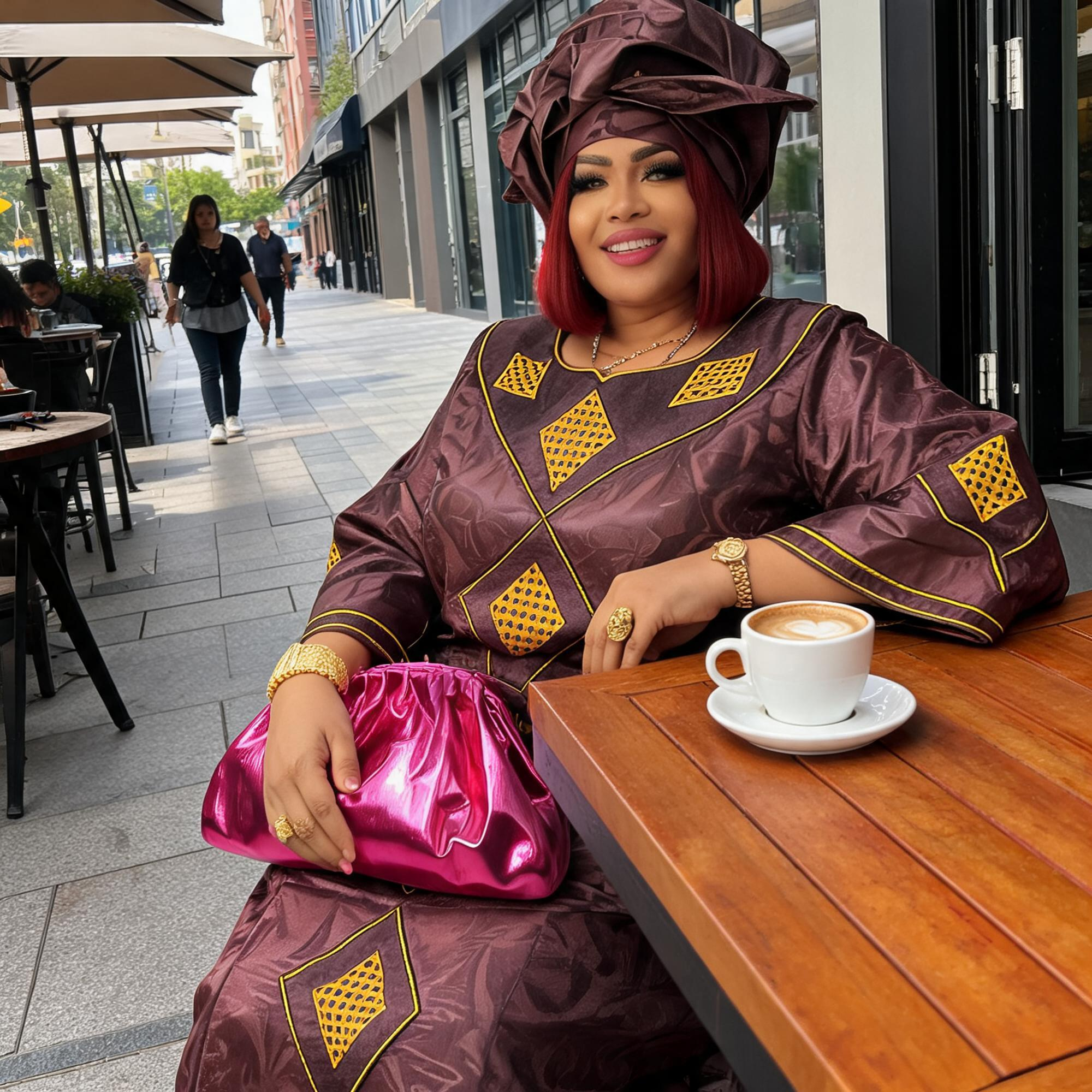 Robes africaines pour femmes, grandes tailles, en tissu Bazin Riche, avec broderies, robe longue et écharpe.
