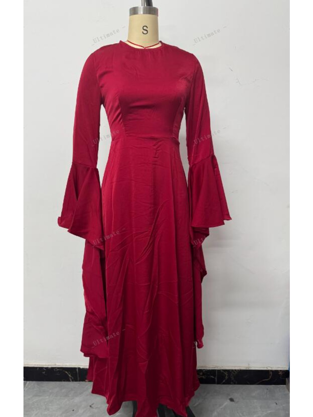 Eid femmes musulmanes Robe Abaya manches évasées robes Largos fête Caftan Jalabiya Ramadan robes longues dubaï caftan Robe arabe 2025