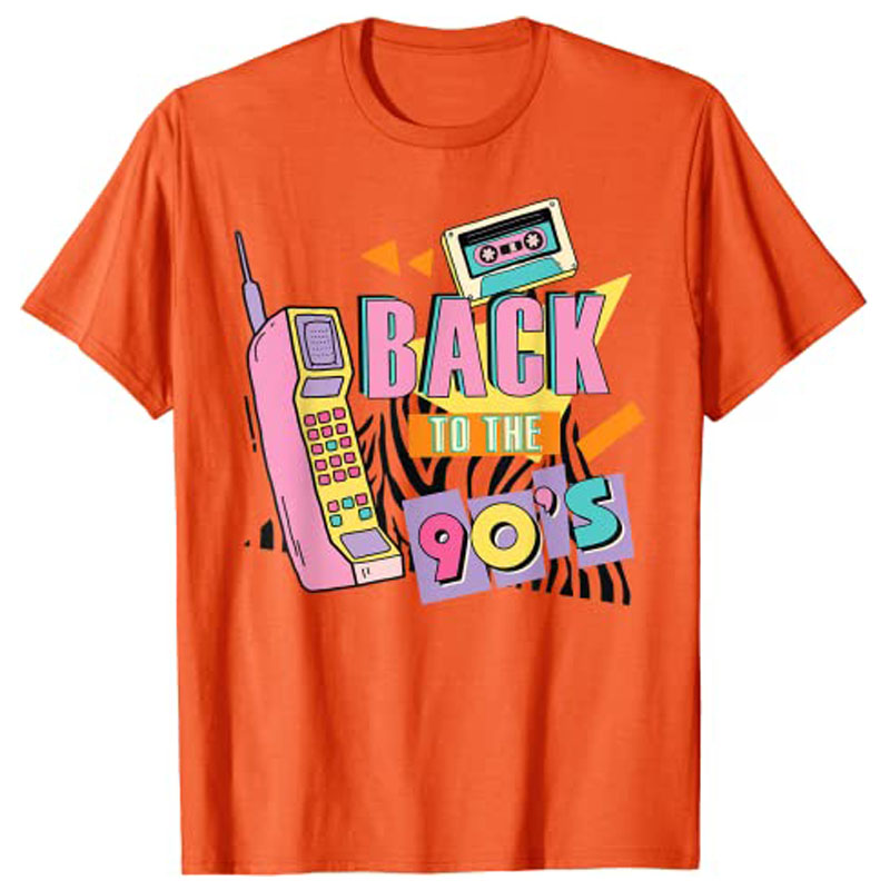 Tenues de retour aux années 90 pour femmes, costume rétro, t-shirt de fête, cadeau pour hommes, style des années 90, hip hop, t-shirt graphique rigour, Y-s