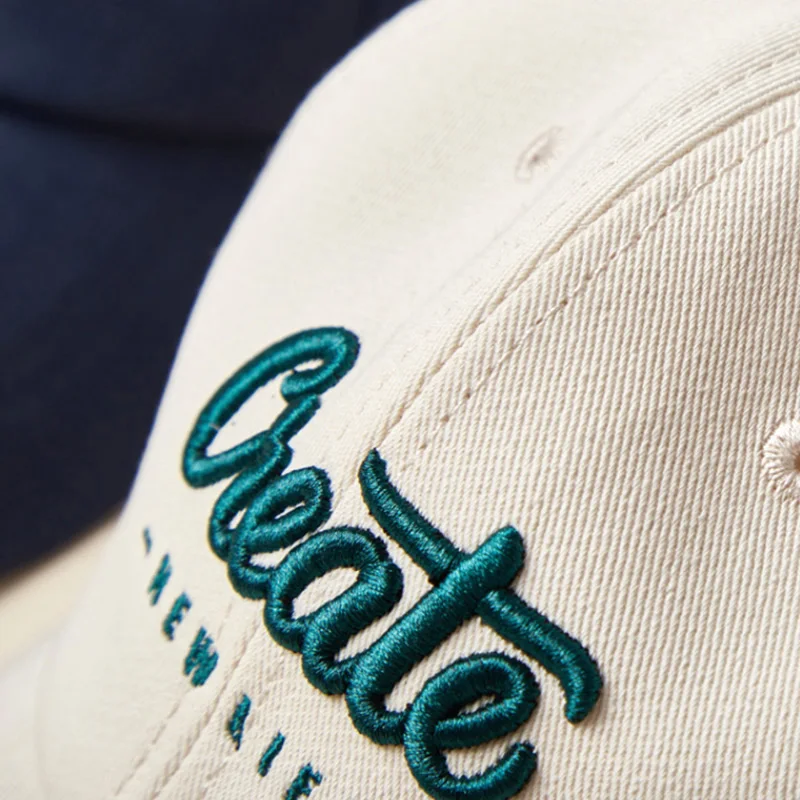Casquette de baseball tendance avec lettres, unisexe, en coton, couleur unie, casquette à visière, bonnet hip-hop pour fille, réglable, visière de soleil d'extérieur, кепка Gorra