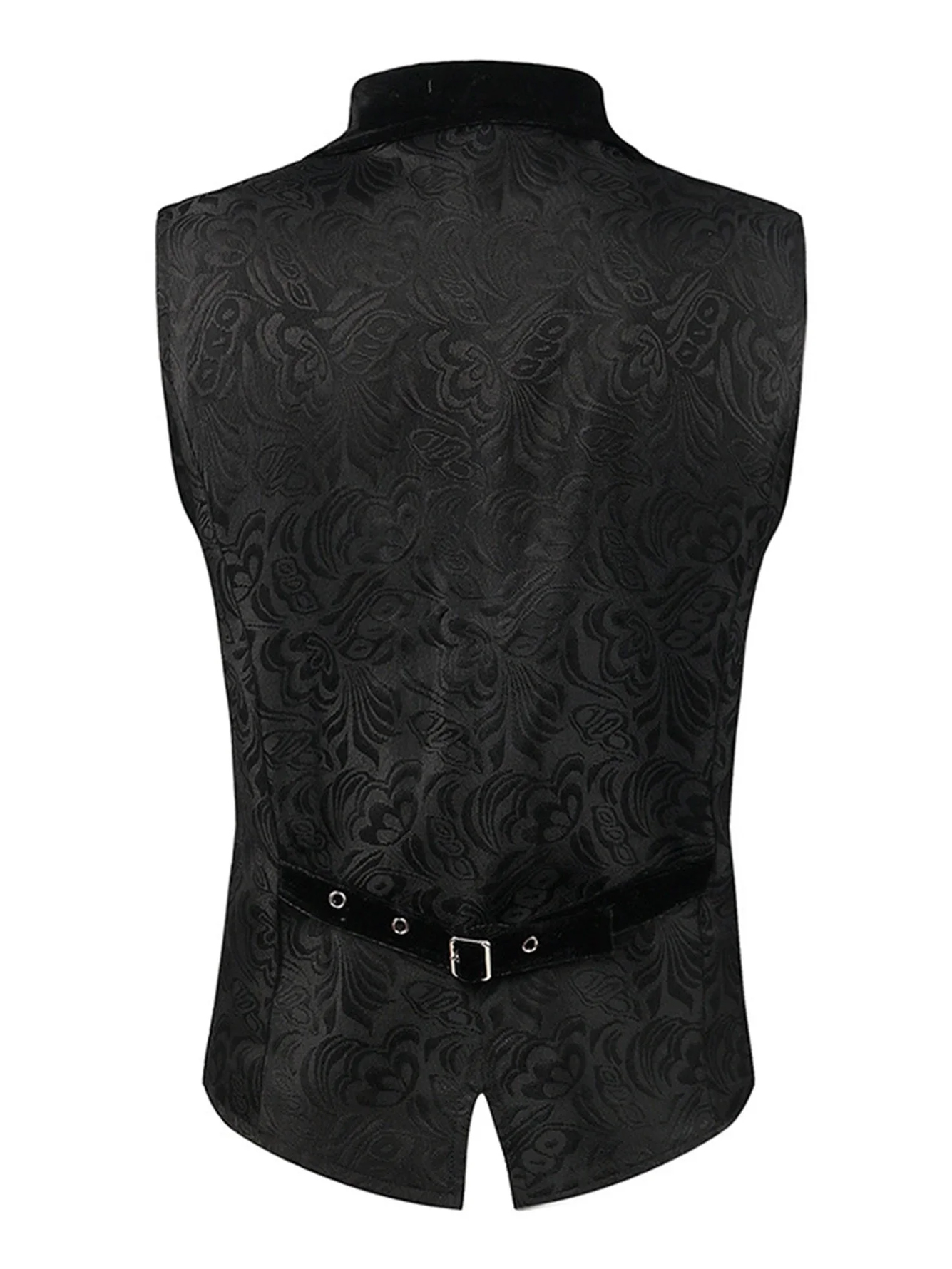 Vêtements de style médiéval européen et américain pour hommes, fausses poches, imprimé jacquard, veste de smoking à simple boutonnage, adapté pour Halloween