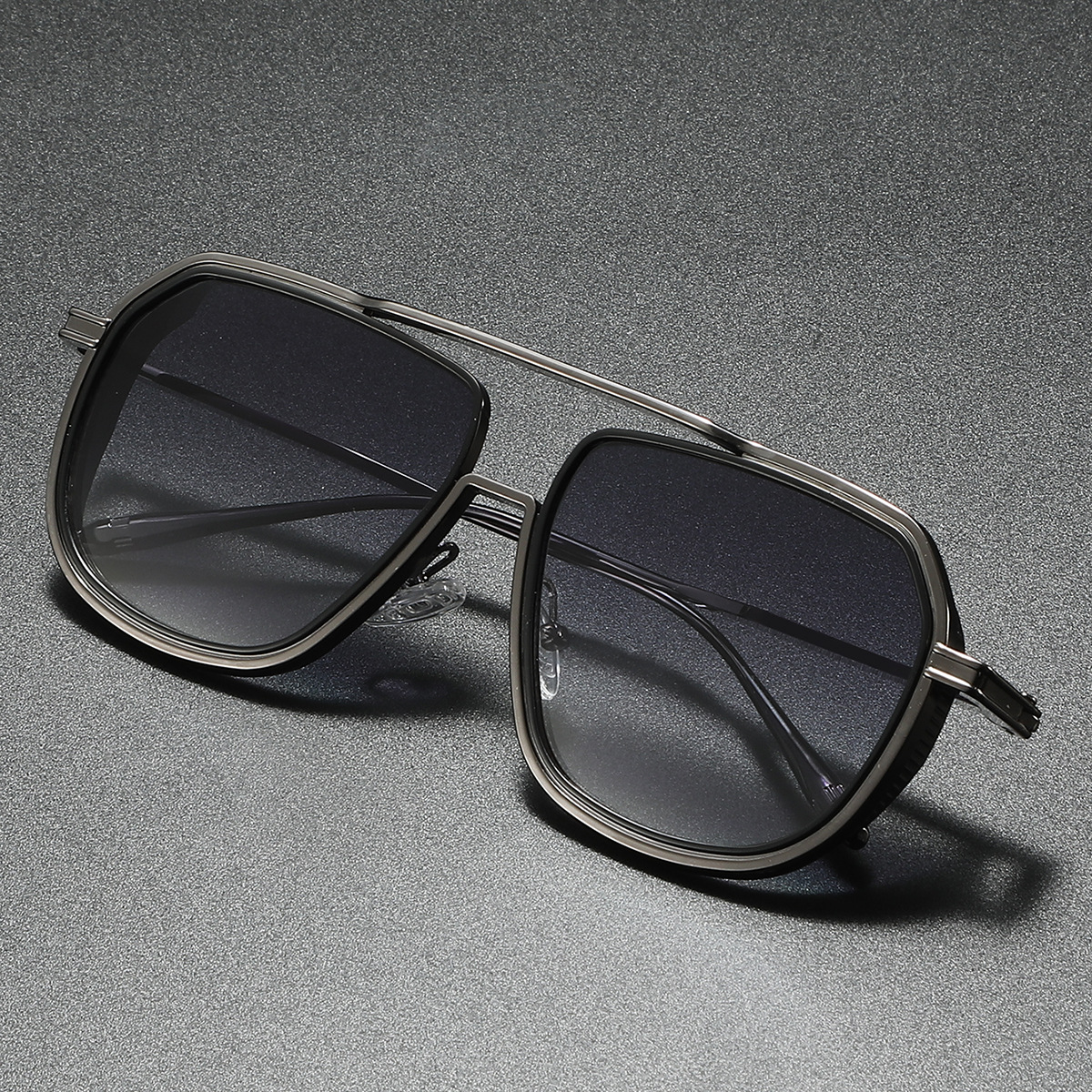 Lunettes De soleil pilote en métal hommes femmes Steampunk Aviation lunettes De soleil UV400 Pop ombre Slentes De Sol Hombre