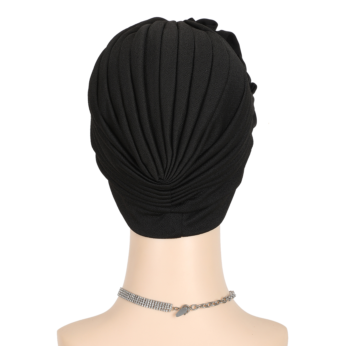 Turban à Perles pour Femme, Design Floral, Bandeau, Écharpe de Sauna Musulmane, Bonnet, Perte de Cheveux