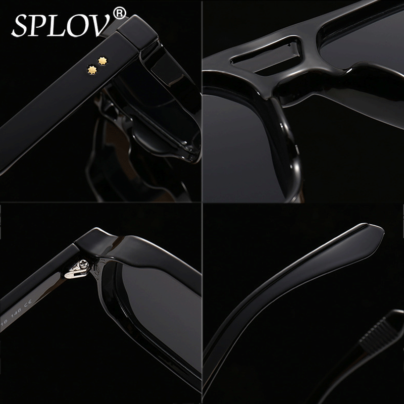 Lunettes de soleil carrées de luxe pour hommes et femmes, nuances dégradées, nouvelle marque de mode, créateur RiSALE, lunettes de soleil de conduite, UV400