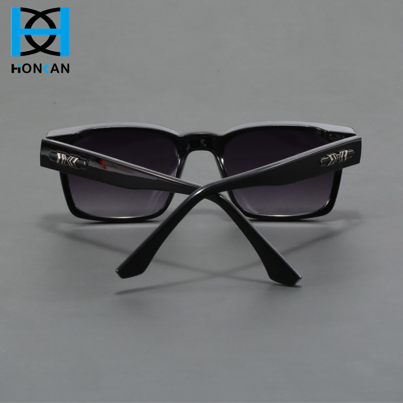 Nouvelles lunettes de soleil UV400 avancées pour hommes, montures carrées épaisses, lunettes de soleil tendance pour hommes, lunettes anti-buée, lunettes de soleil de qualité INS