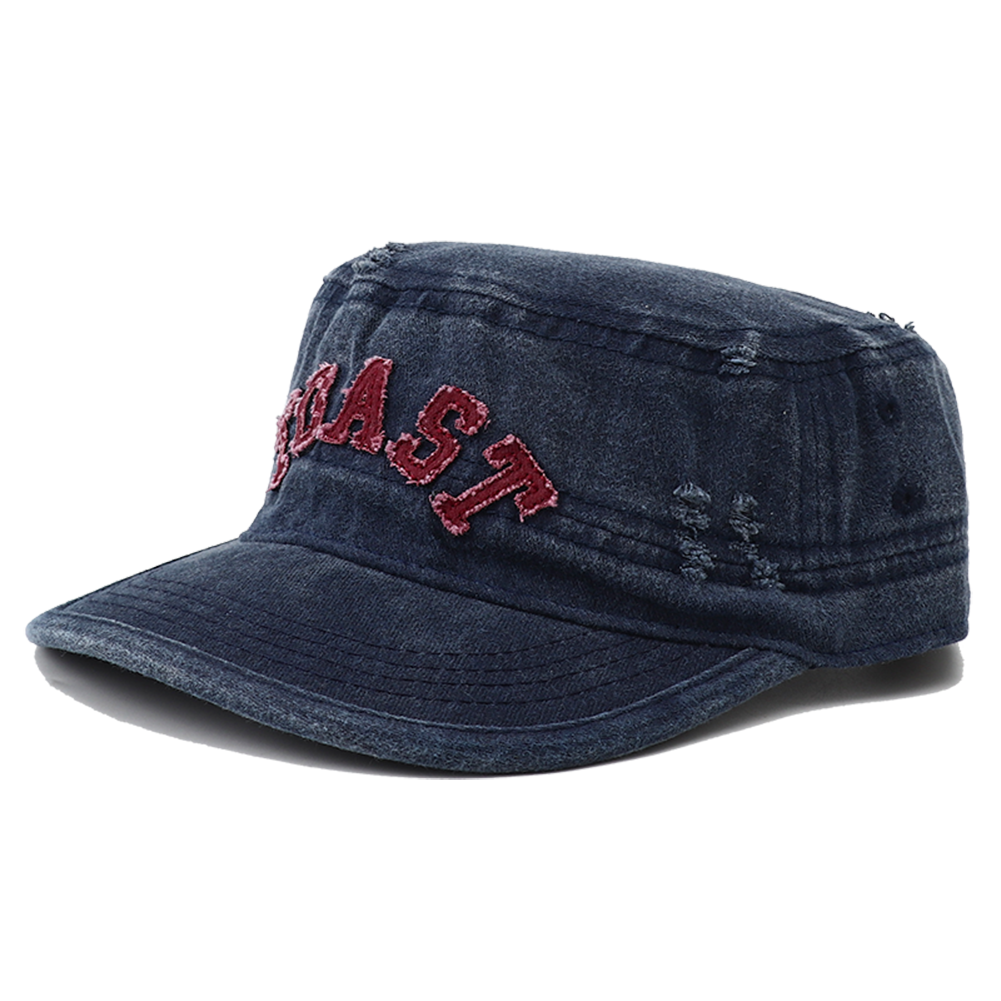 Casquette de Baseball unisexe pour hommes et femmes, chapeau plat rétro Vintage noir vert, casquette militaire réglable en coton lavé, nouvelle collection 2024