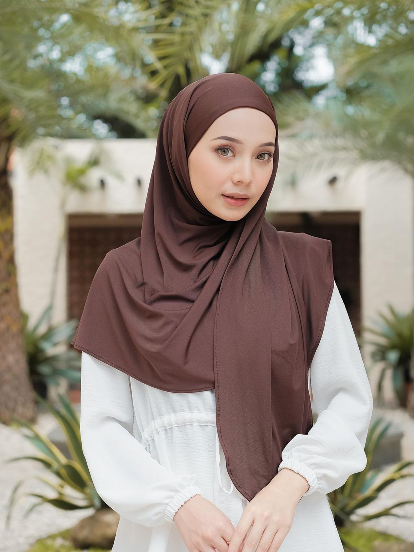 Prêt à porter Premium coton instantané Jersey Hijab bon point extensible Jersey écharpe plaine châles musulmans Turban chapeaux