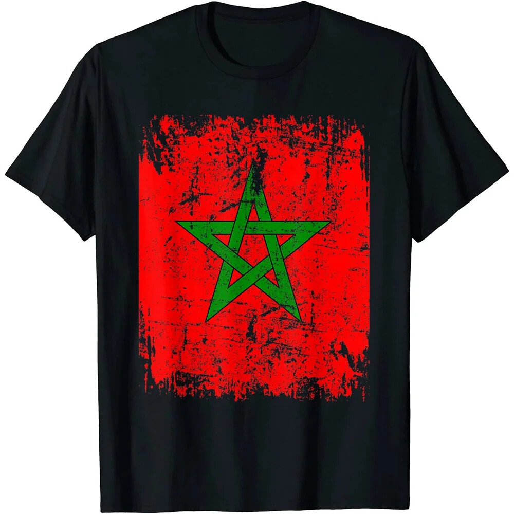 T-shirt graphique imprimé en 3D pour hommes, T-shirt unisexe, Zones Me, Totem, Emblem, Spirit Marocain, MA, Feel, 2024