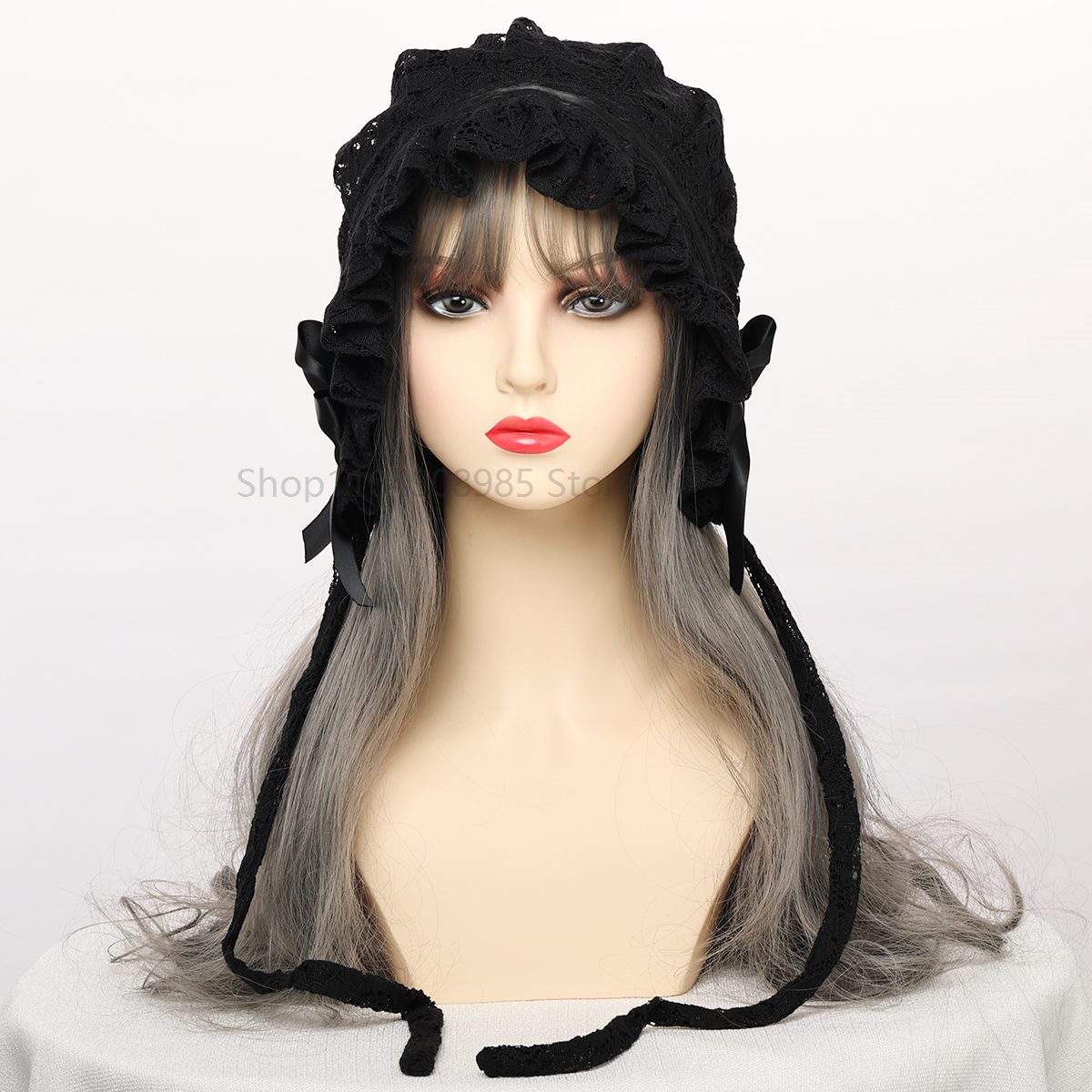 Bonnet en dentelle réglable rétro pour femmes, casquette de Village douce de Style victorien, chapeaux de demoiselle d'honneur, accessoires de Costume pour filles Lolita, chapeau en dentelle
