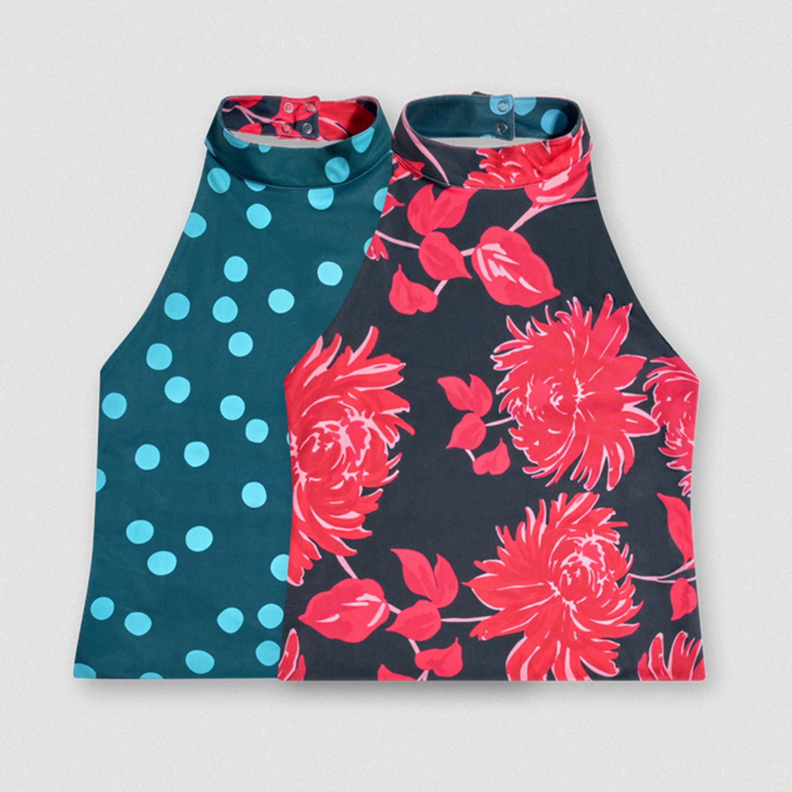 Débardeur dos nu à pois/floral pour femmes, vêtements pour vacances à la plage, fête d'été, usage quotidien, activité de plein air, Streetwear