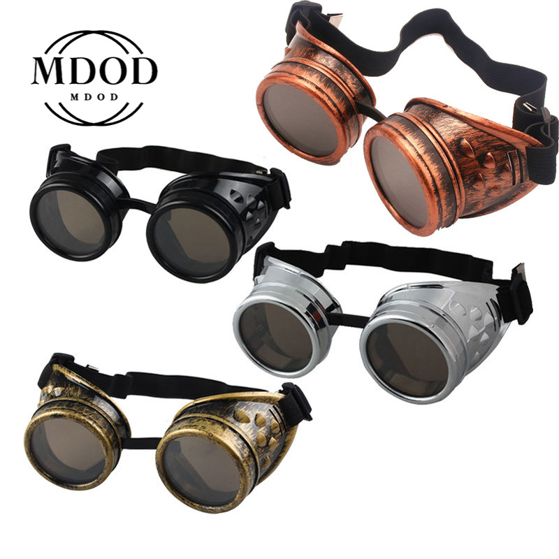 Lunettes de soleil Steampunk de Style Vintage, nouvelle mode, lunettes de soudage Punk, marque Cosplay de styliste, lentille cinq couleurs, 2021