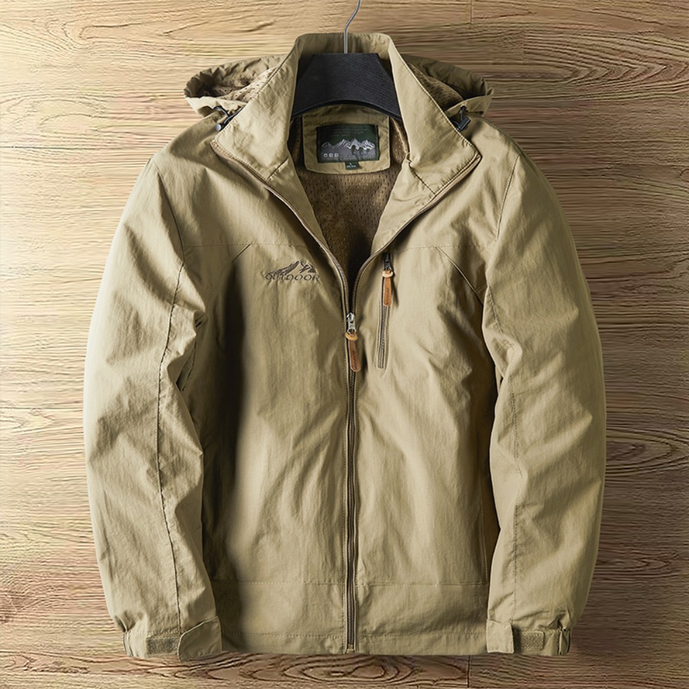 Veste de poinçonnage à Section fine pour hommes, vestes d'extérieur avec chapeau, vêtements de rue à la mode, printemps et automne