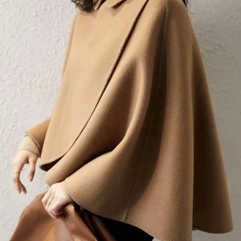 Châle automne hiver nouvelle laine manteau coréen court tempérament Cape Cape