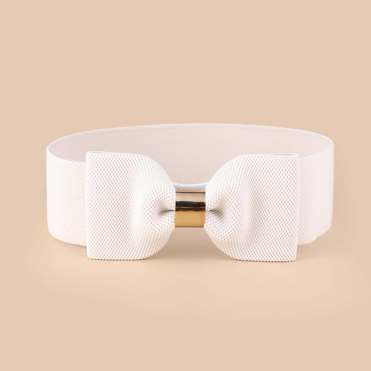 Ceinture à commande papillon pour femme, robe, structurée