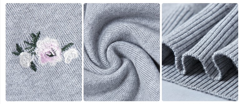2025 automne Pull femmes broderie tricoté hiver femmes Pull et Pull Femme Tricot Jersey Pull Femme