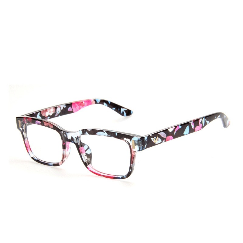 Hommes et femmes carré Anti bleu lunettes cadre d'ordinateur lentilles optiques nouveauté lunettes d'ordinateur