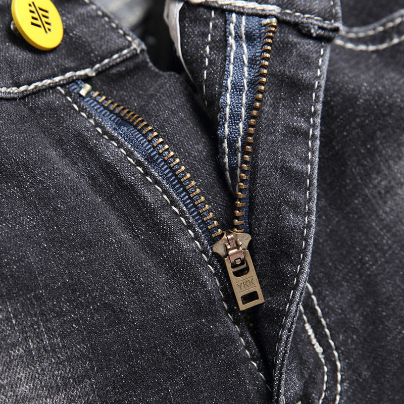 Haute qualité hommes trou Denim Shorts été nouvelle mode décontracté coupe ajustée déchiré rétro jean court mâle marque classique pantalon