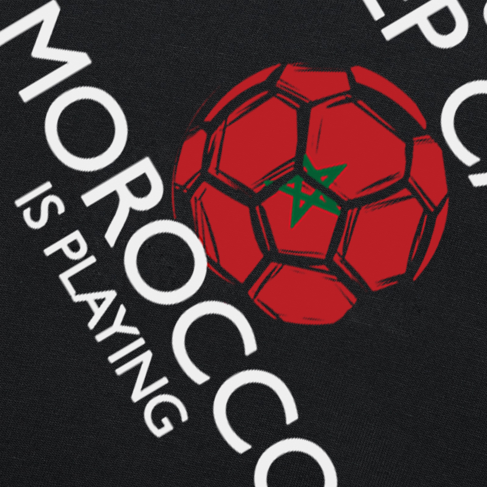 T-shirt de football marocain à manches courtes pour hommes, t-shirts graphiques amusants, streetwear en coton, cadeaux d'anniversaire, vêtements pour hommes