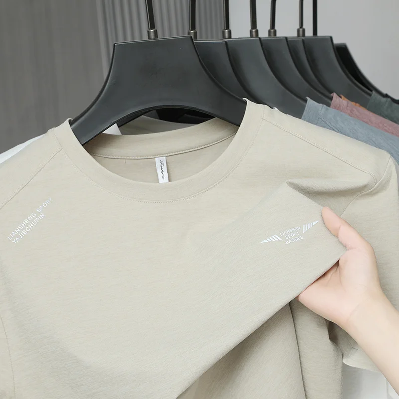 Nouveau T-shirt coréen décontracté à manches courtes et col rond pour homme 2026 – Haut polyvalent, tendance et confortable pour l'été