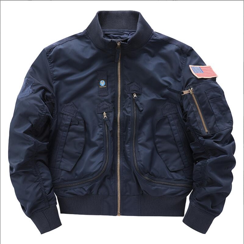 Nouvelles vestes bomber pour hommes, style printemps, multi-poches, vestes bomber tendance pour jeunes hommes, manteaux amples de qualité, vêtements d'extérieur décontractés pour hommes, 3XL