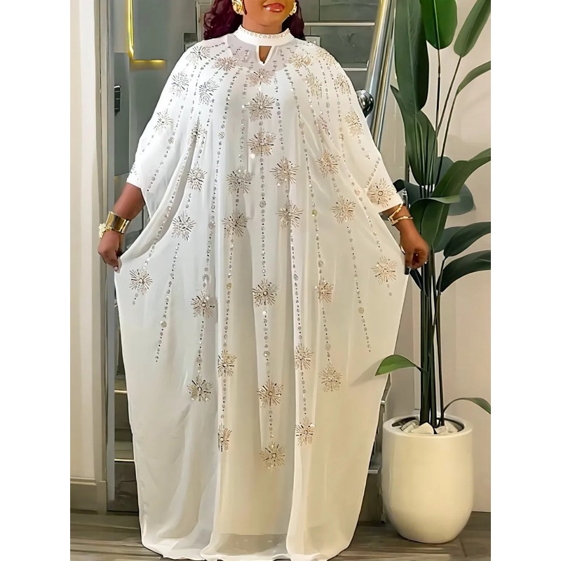 Abayas pour femmes, mode musulmane africaine de Dubaï, robe caftan marocain, robes de soirée, robe boubou en mousseline, djellaba femme