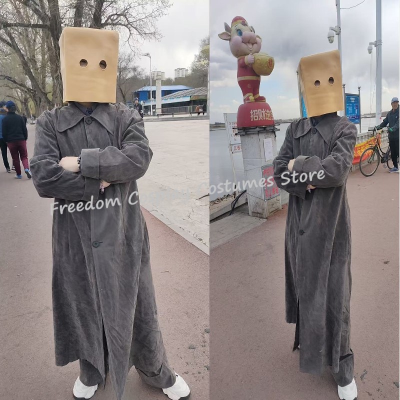 Costumes de Cosplay Little Nightmares 2, masque, uniforme pour femmes et hommes adultes, costume de spectacle sur scène pour carnaval d'halloween