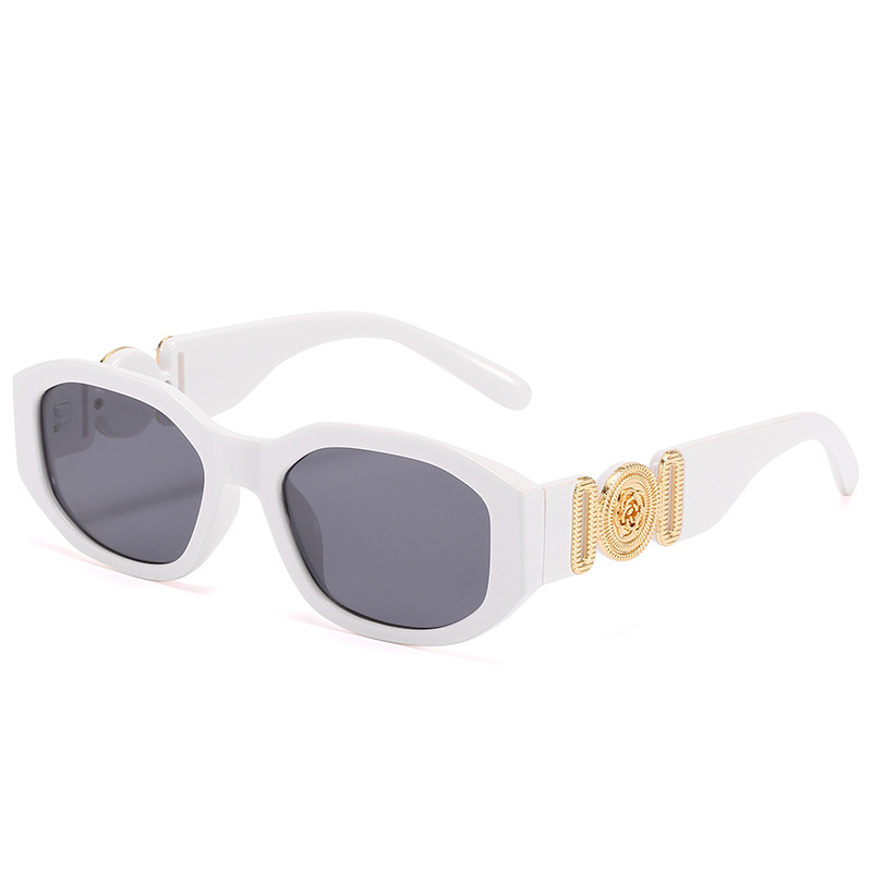 Lunettes de soleil de luxe de marque V Biggies pour hommes et femmes, lunettes de soleil ovales élégantes de créateur, lunettes de soleil tendance et élégantes, UV400