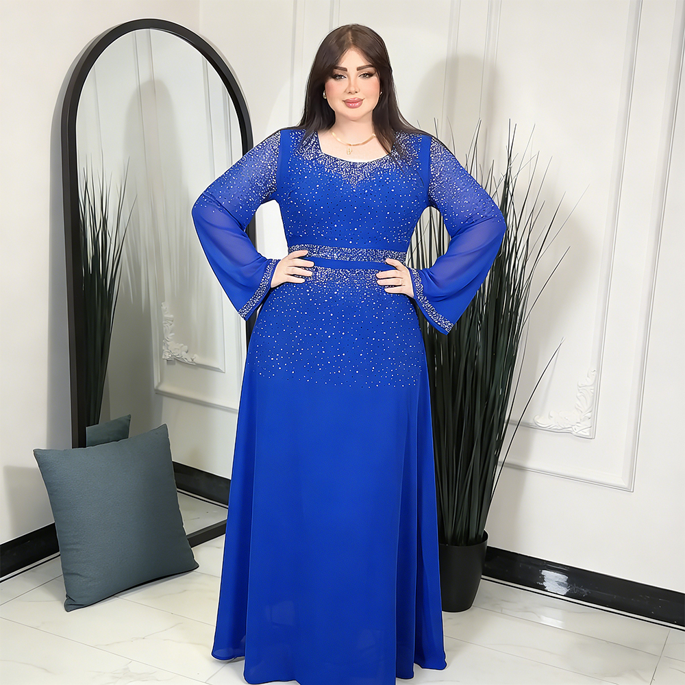 Abayas pour femmes, mode musulmane africaine de Dubaï, robe caftan marocain, robes de soirée, robe boubou en mousseline, djellaba femme