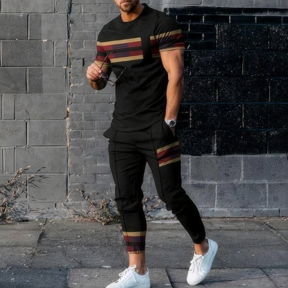 Nouveau costume de sport de basket-ball pour hommes ensemble de jogging imprimé en 3D Qeen été vente chaude rétro décontracté T-shirt à manches courtes + pantalon 2 pièces