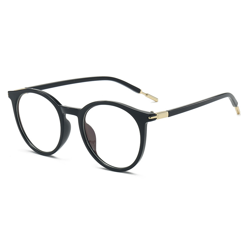 Lunettes optiques rondes anti-lumière bleue pour myopie pour femmes, lunettes rétro vintage, lunettes d'ordinateur, grande monture, mode