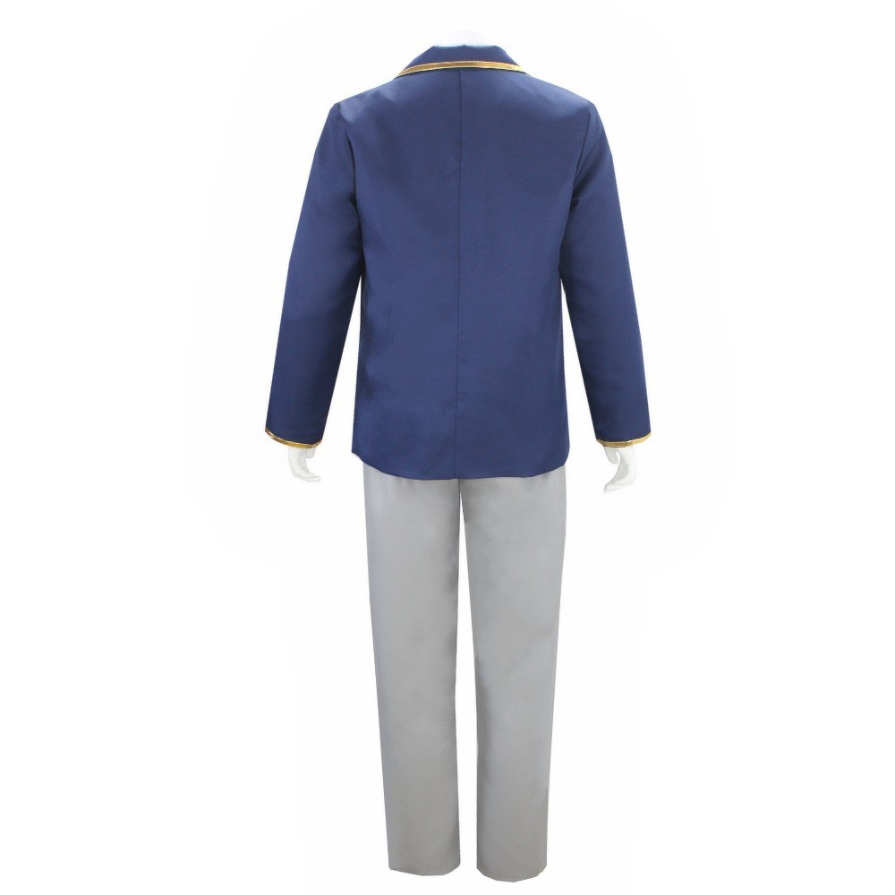 Costume de Cosplay Anime Oshi No Ko Aqua, perruque Hoshino Akuamarin, veste et pantalon, uniforme bleu, tenue de fête Anime pour hommes