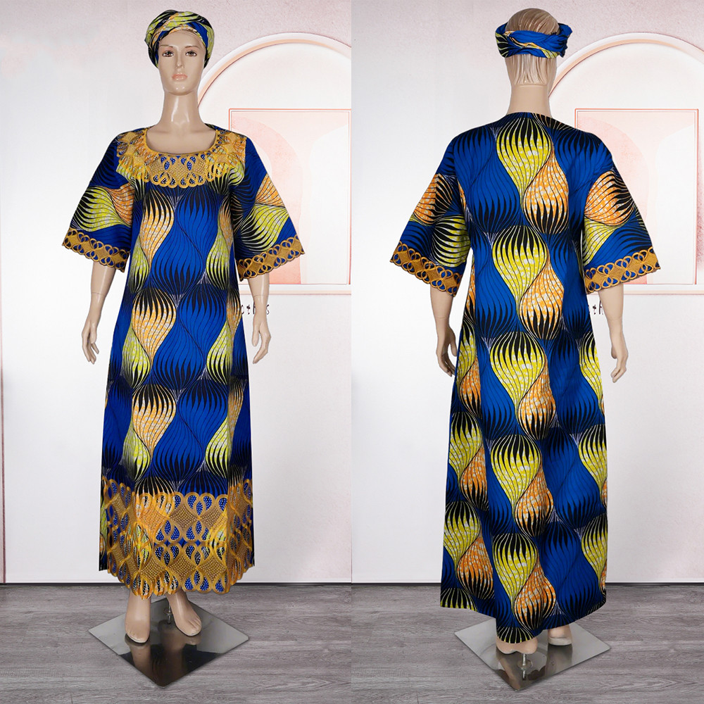 Vêtements africains grande taille pour femmes, Robe africaine Dashiki Ankara imprimée, Design Bazin, robes de fête de mariage en cire, nouvelle collection 2025