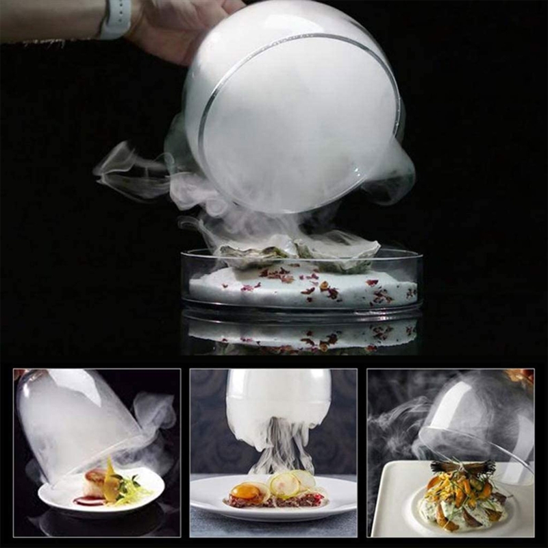 Couvercles dôme Cloche pour fumer, pour assiettes, bols verres, pistolets fumeur, couvercles pour fumer G5AB