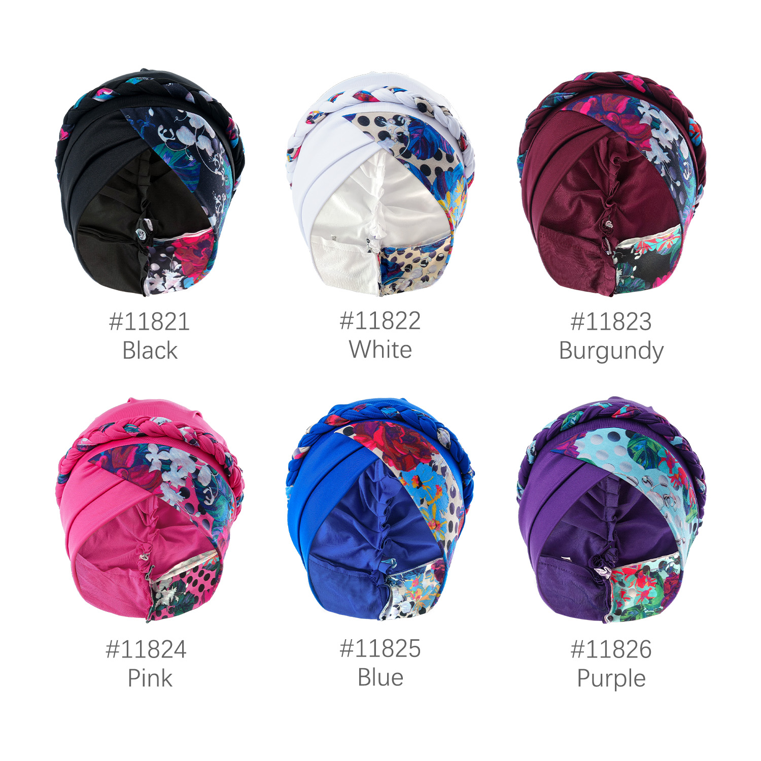 Femmes à volants musulman Turban imprimé fleur noeud foulard islamique intérieur Hijab casquettes chimio casquette perte de cheveux plissé tête enveloppement Turbante