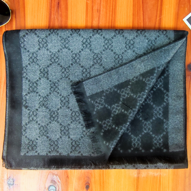 Écharpe en cachemire de luxe pour hommes doux chaud hiver Pashmina foulards pour hommes Bufandas Hombre affaires longues enveloppes