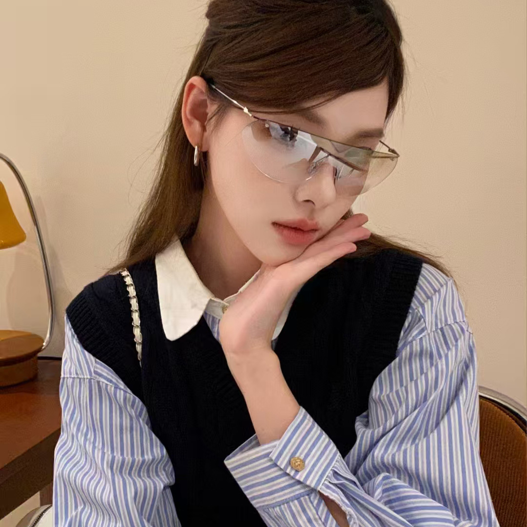 Nouveau Style femme lunettes de soleil mode Y2K élégant coupe-vent hommes lunettes de soleil randonnée vélo femmes lunettes