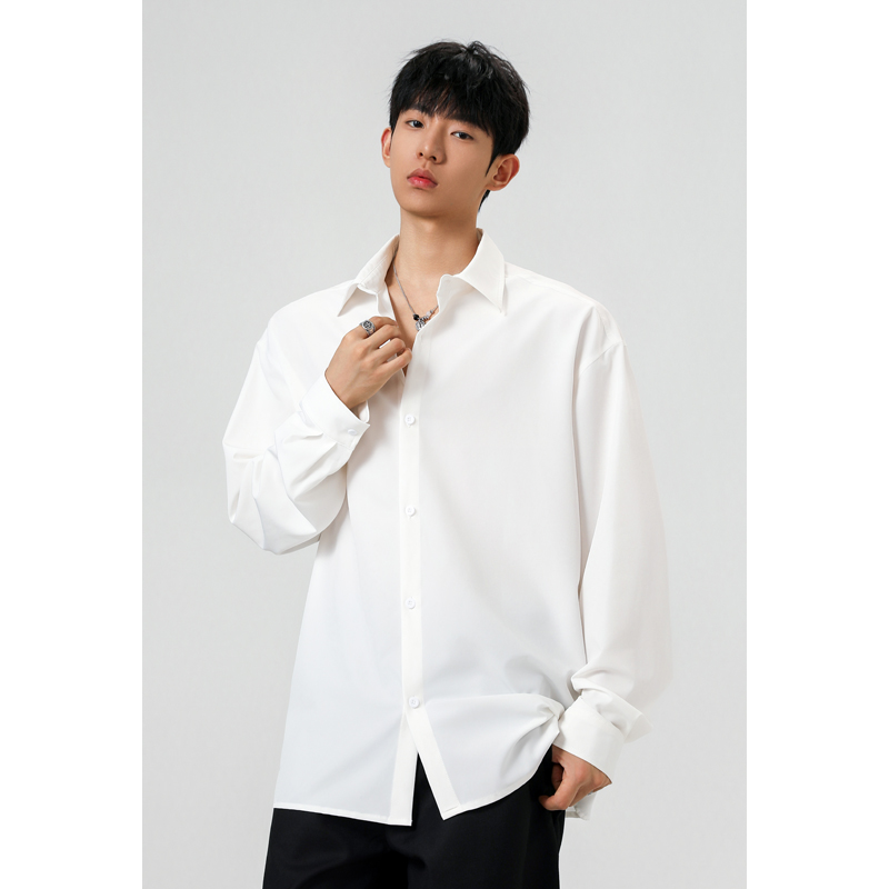 Chemises pour hommes, vêtements pour hommes, chemise grande taille, design simple, manches longues, décontractée, confortable, coupe tendance, pour hommes grands et corpulents