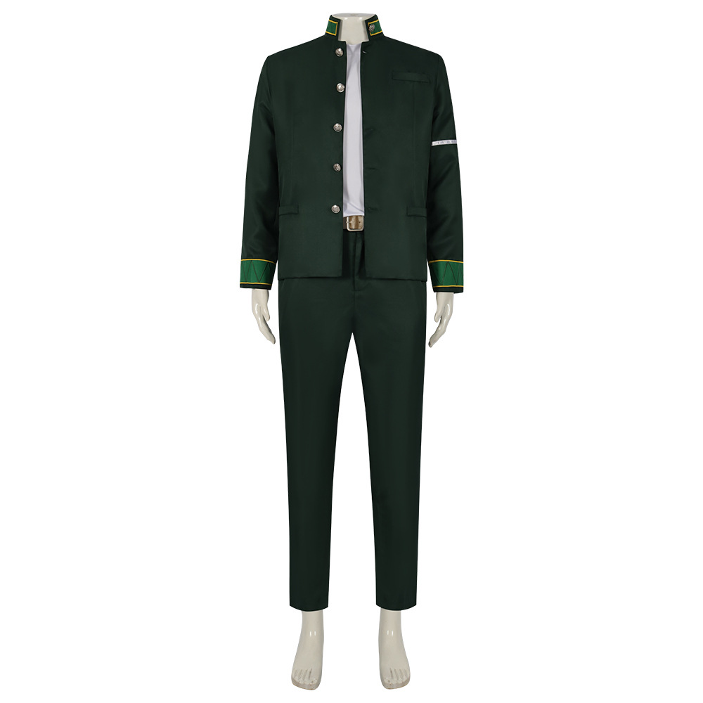 Costume de Cosplay de l'Anime Kaji Ren Hayato Suo, Manteau Trempé, Uniforme Sв, Coupe-Vent, Haruka Sakura, Tenue d'Halloween, HajRob Umemiya