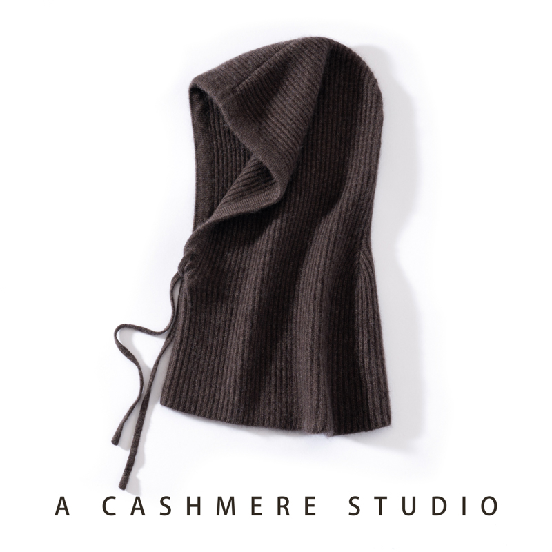Chapeau chaud en cachemire pour femme, écharpe douce pour femme, bonnet fille, 100% cachemire, extérieur, haute qualité, nouvelle mode, automne et hiver