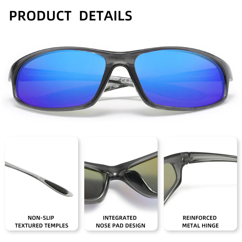 Lunettes de soleil de cyclisme, lunettes de soleil de montagne anti-UV, lunettes de soleil de sport pour hommes, lunettes de soleil de plein air pour femmes