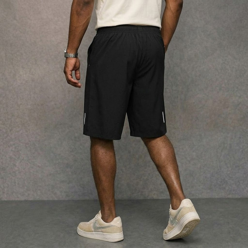 Shorts de travail d'été pour hommes, séchage rapide, athlétiques, pour la gym, décontractés, de randonnée, de plage, avec poches zippées, grande taille, coupe ample