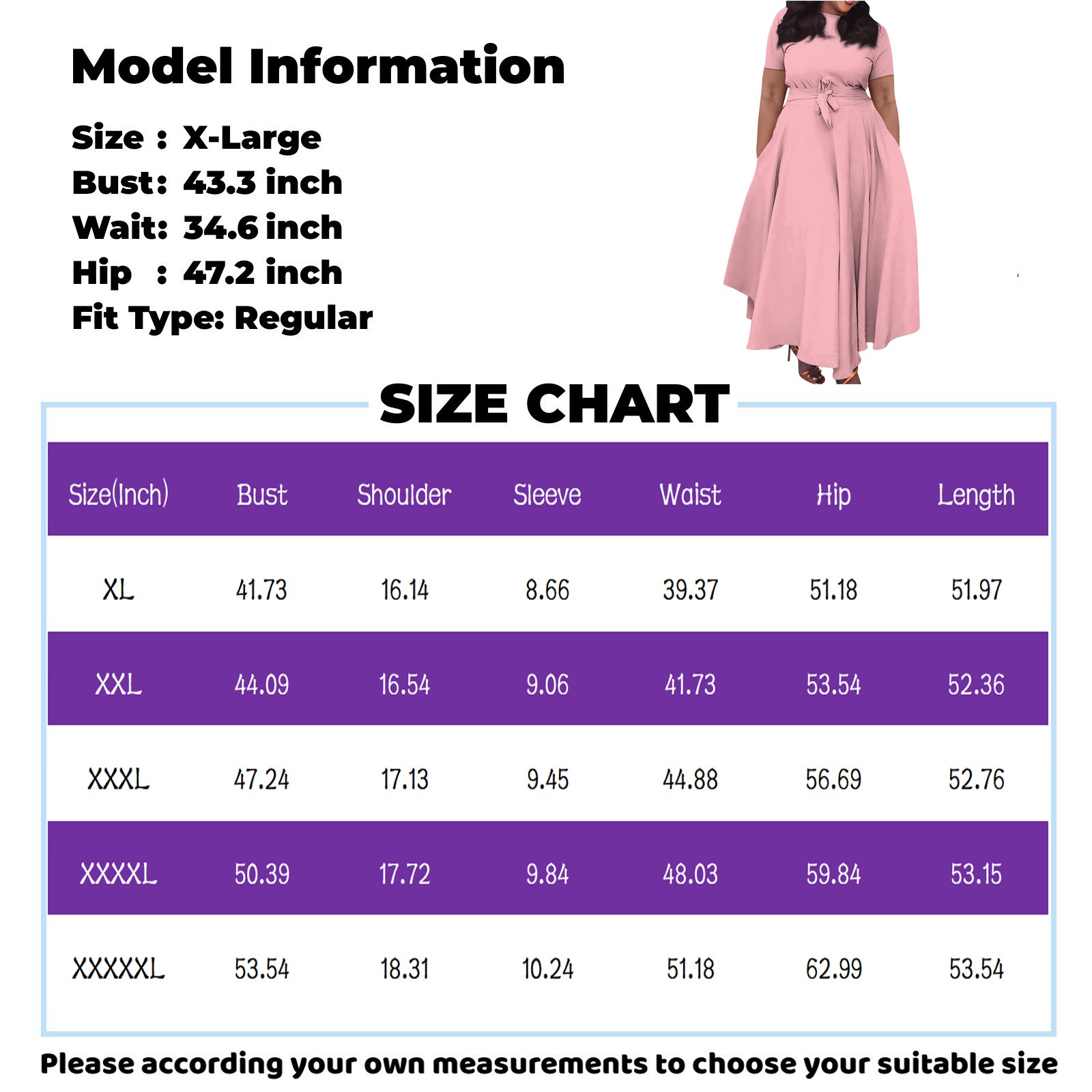 Robe longue décontractée pour femmes, grande taille, sexy, couleur unie, col rond, manches courtes, poche, bretelles, balançoire, elbise
