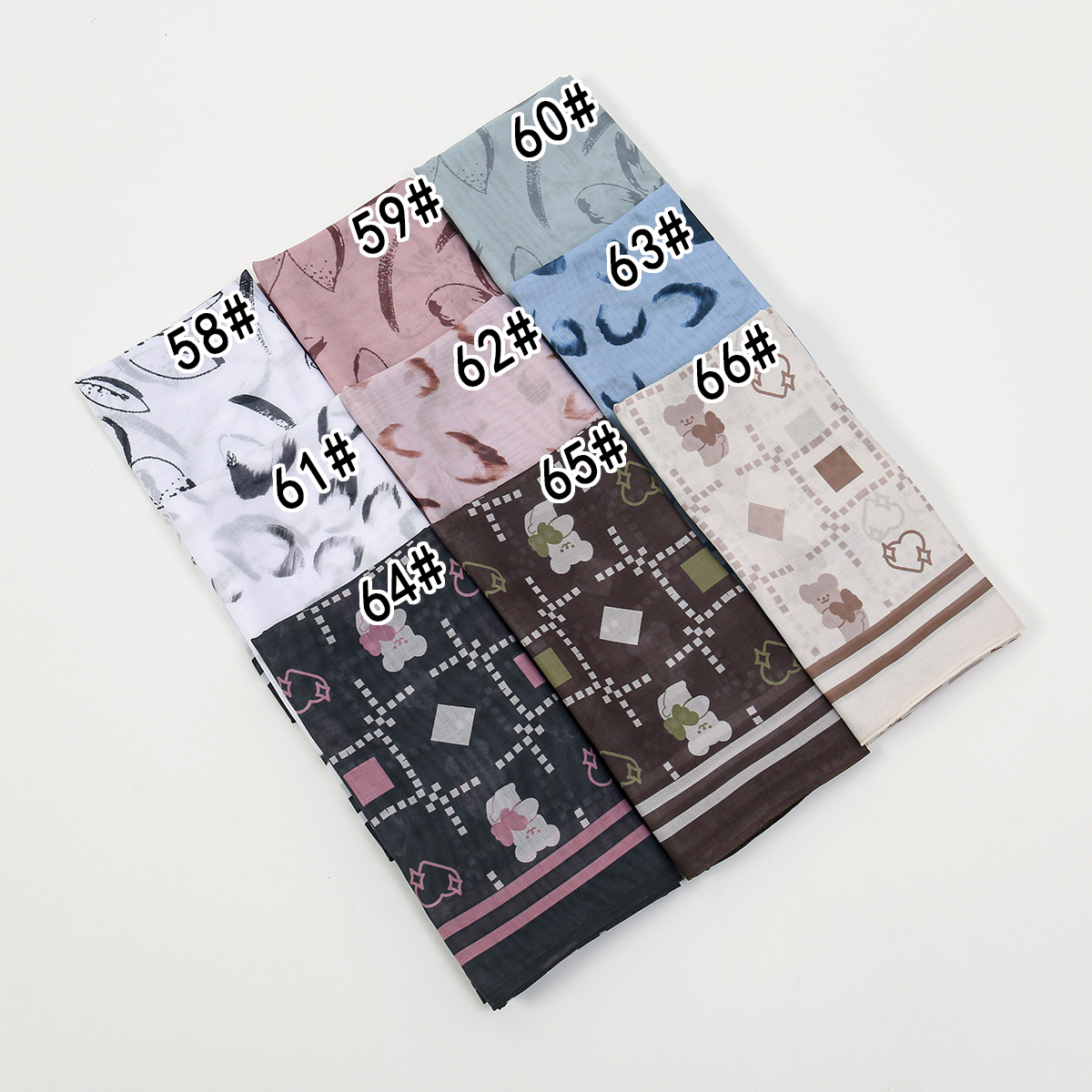 110*110 cm foulard carré femmes musulman Hijab foulard enveloppes imprimé coton Voile carré écharpe Hijab Tudung Bawal malaisie Hijabs