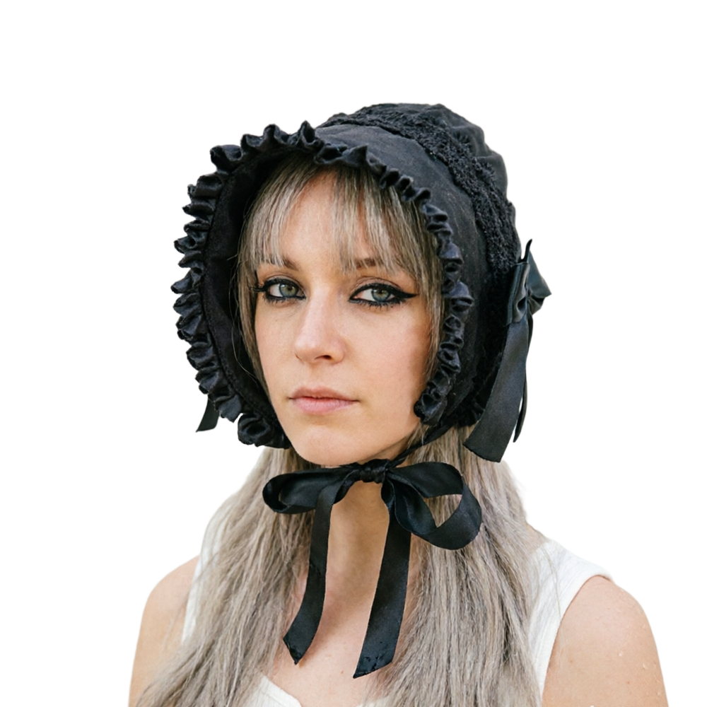 Bonnet victorien pour femmes, chapeaux Vintage de Style français, chapeau de Cosplay de demoiselle d'honneur Lolita