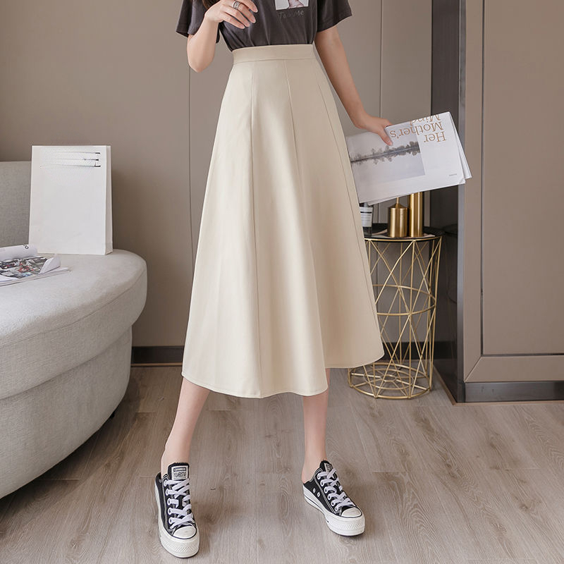 Jupe Longue à Fermeture Éclair pour Femme, Vêtement de Taille Haute, de Haute Qualité, de Luxe, Premium, Style Coréen
