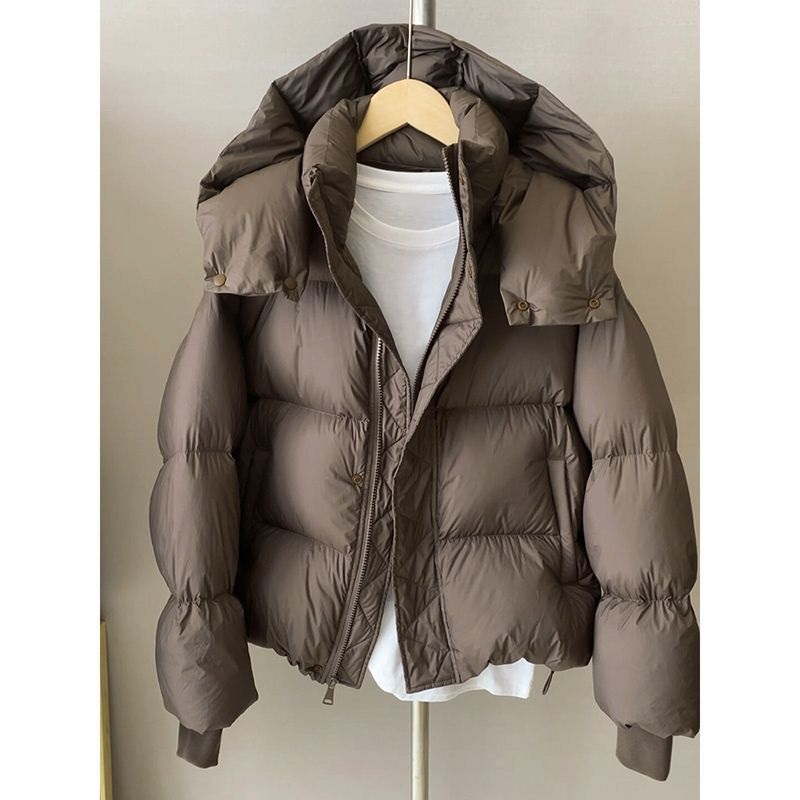Femmes à capuche manteau bouffant nouveau hiver vers le bas coton veste épais chaud Parkas lâche pardessus décontracté veste rembourrée vêtements de dessus pour femmes