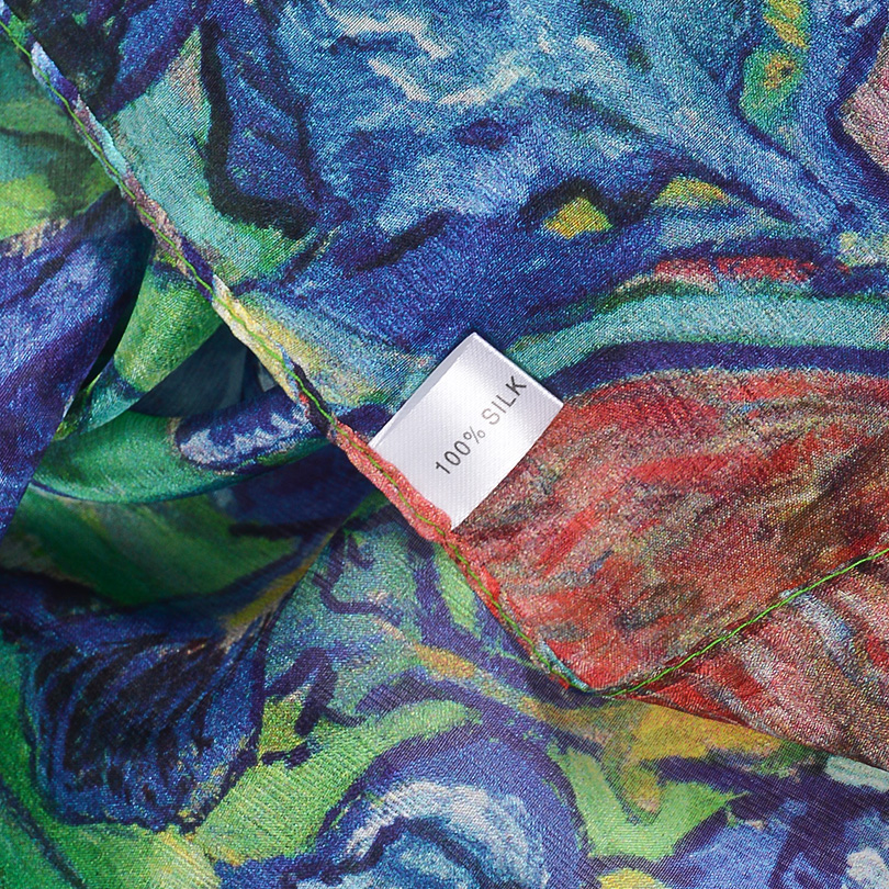 [BYSIFA] nouveau bleu vert foulard en soie châle femmes marque de mode 100% Pure soie longues écharpes automne hiver chaud cou foulard Hijab